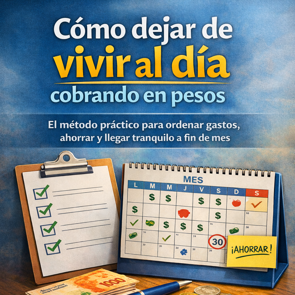 Cómo dejar de vivir al día cobrando en pesos