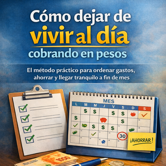 Cómo dejar de vivir al día cobrando en pesos